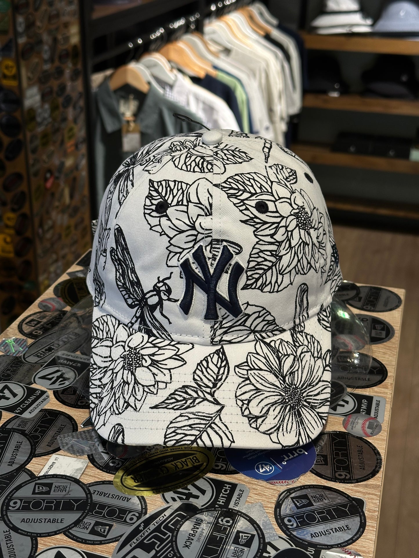 New Era 9FORTY Floral New York Yankees