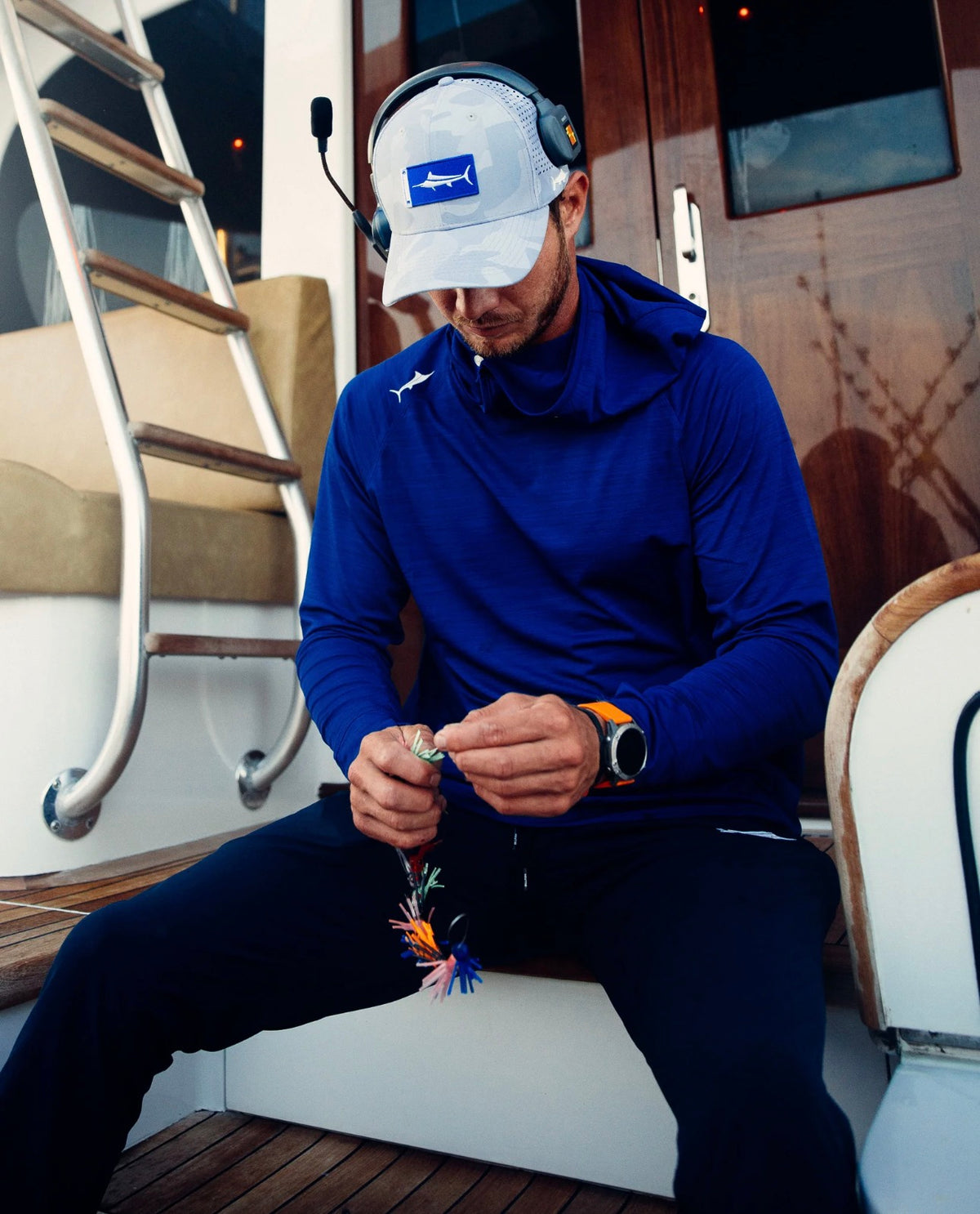 Billfish Signature Hooded Long Sleeve